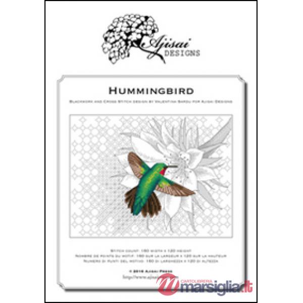 Hummingbird. Cross stitch and blackwork design. Ediz. italiana, inglese e francese