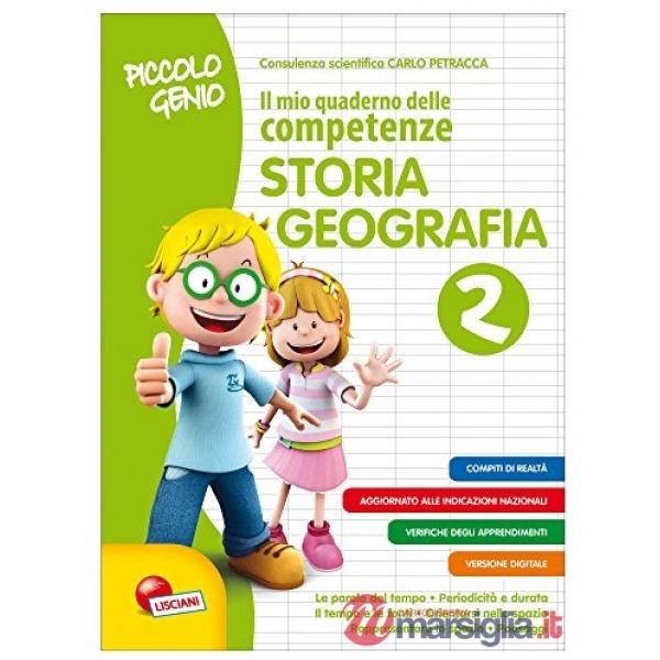 PICCOLO GENIO QUADERNO COMPETENZE STORIA E GEOGRAFIA 2