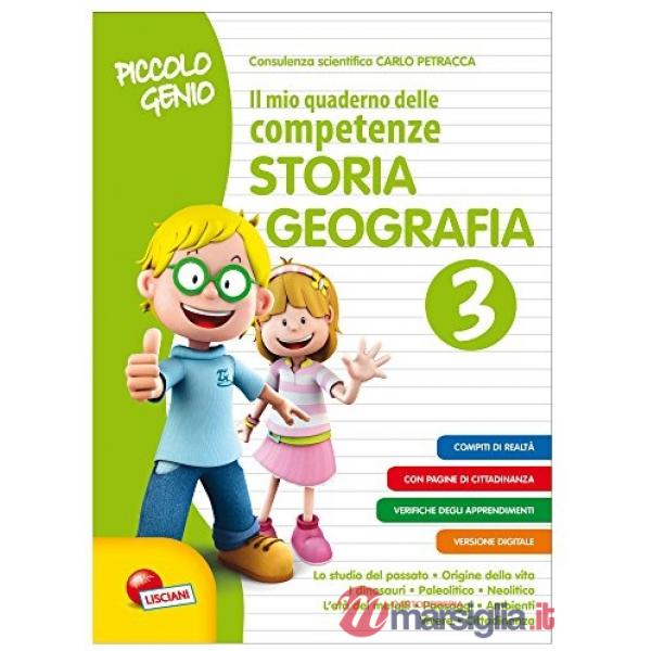 PICCOLO GENIO QUADERNO COMPETENZE STORIA E GEOGRAFIA 3