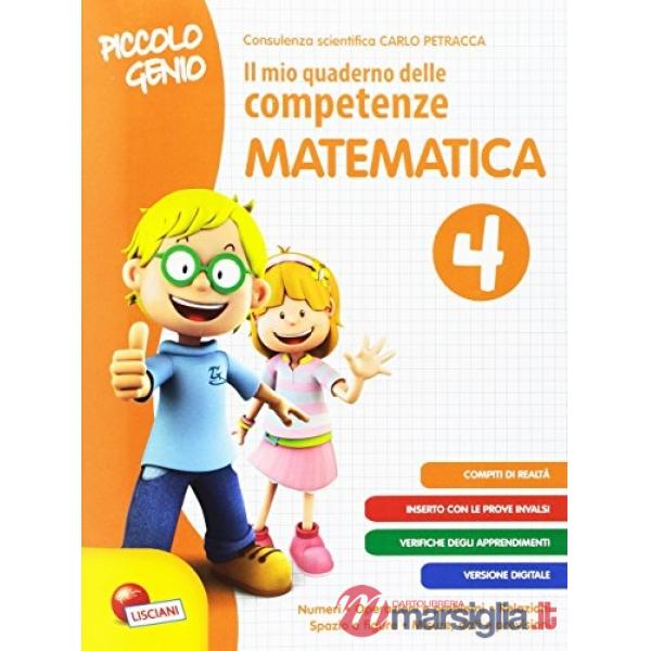 PICCOLO GENIO QUADERNO COMPETENZE MATEMATICA 4