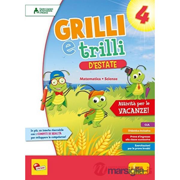 GRILLI E TRILLI D'ESTATE MATEMATICA 4
