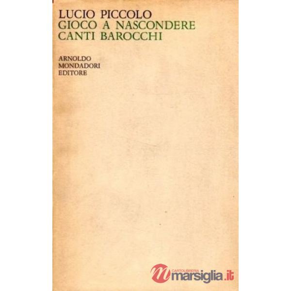 Canti barocchi e gioco a nascondere