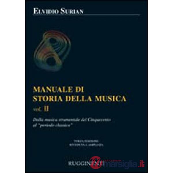 MANUALE DI STORIA DELLA MUSICA