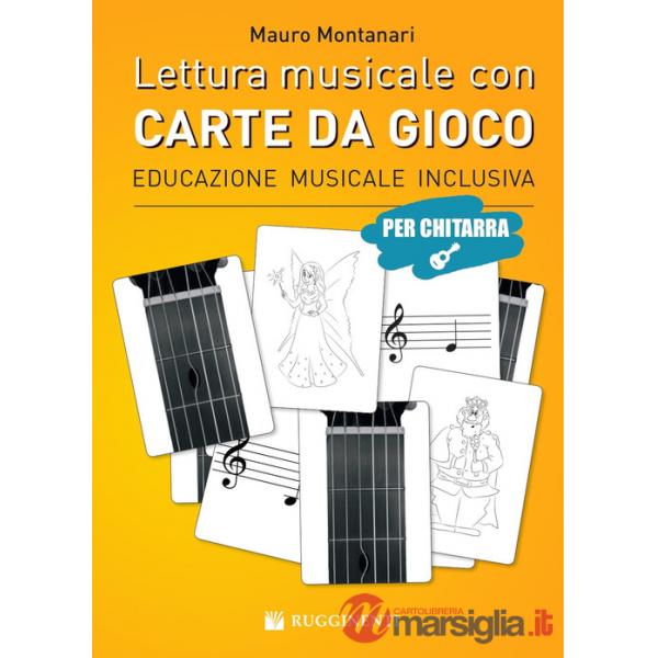 Lettura musicale con carte da gioco per chitarra. Con Carte