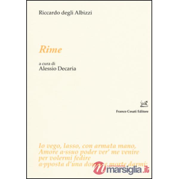 Rime. Ediz. critica