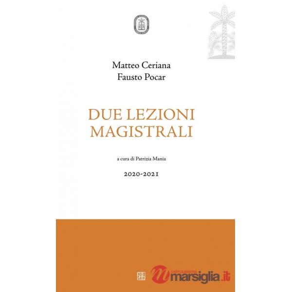 Due lezioni magistrali. 2020-2021