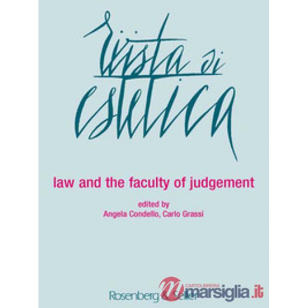 Rivista di estetica (2017). Vol. 65: Law and the faculty of judgemen