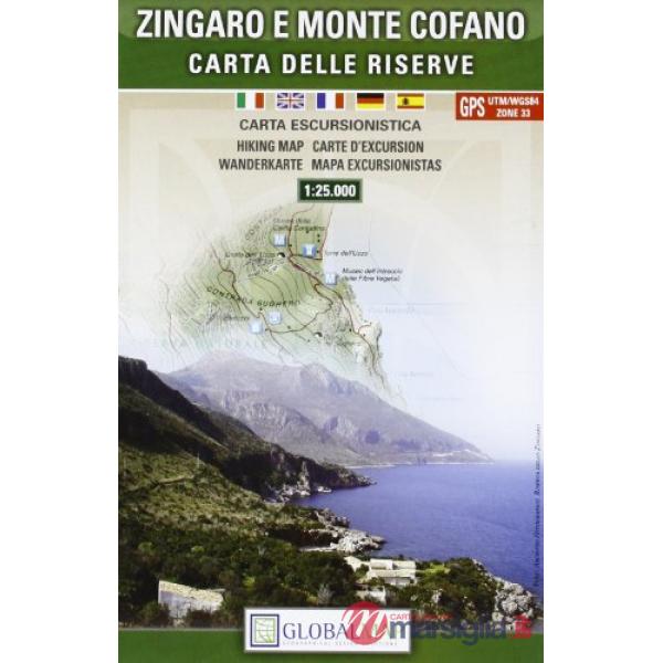 Riserva dello zingaro 1:25.000. Carta escursionistica