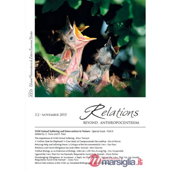 Relations. Beyond anthropocentrism (2015). Vol. 3: Wild animal suffering and intervention in nature