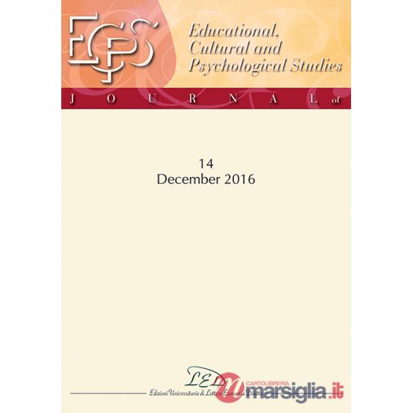 Journal of educational, cultural and psychological studies (ECPS Journal). Ediz. italiana e inglese (2016). Vol. 14