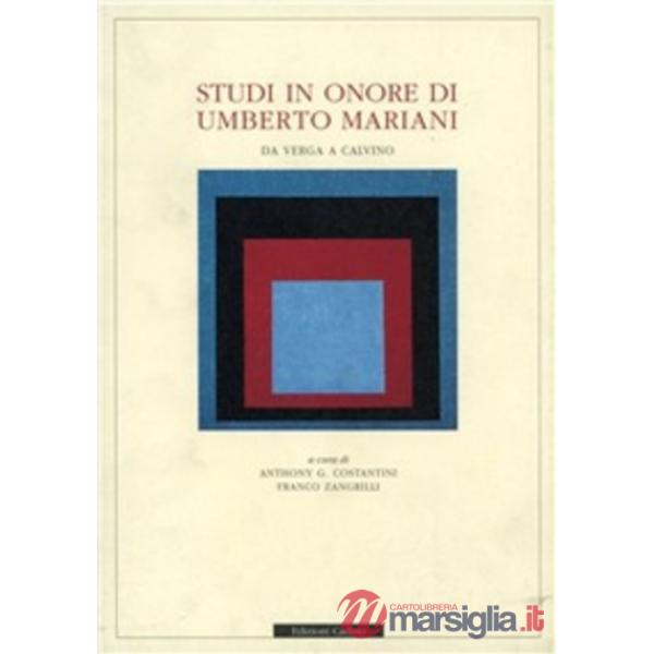Studi in onore di Umberto Mariani: da Verga a Calvino