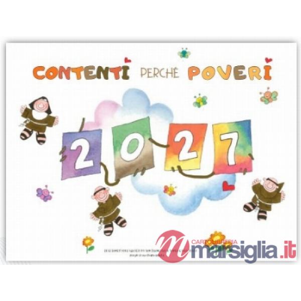 Agendina tascabile 2027. Contenti perché poveri