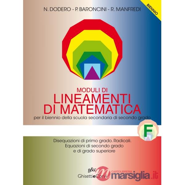 MODULI LINEAMENTI MATEMATICA BIENNIO F