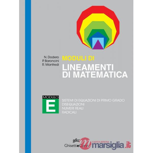 MODULI LINEAMENTI MATEMATICA CLASSICO E