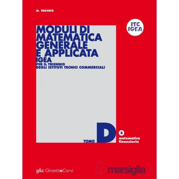 MODULO MATEMATICA APPLICATA IGEA TOMO D