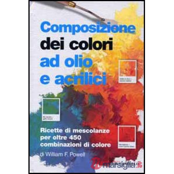 Composizione dei colori ad olio e acrilico