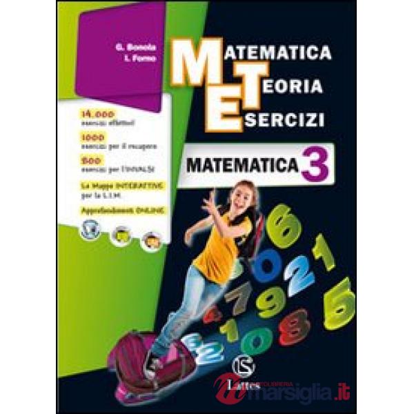 MATEMATICA TEORIA ESERCIZI-MATEMATICA 3 + INVALSI