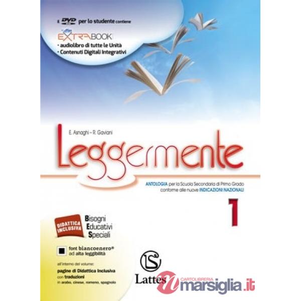 LEGGERMENTE VOL. 1 CON DVD-ROM + IL MITO E L'EPICA + LIBRO DELLE COMPE