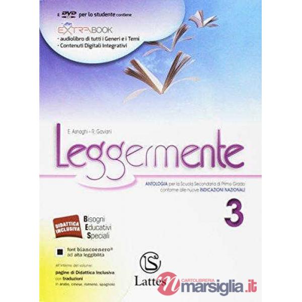LEGGERMENTE VOL. 3 CON DVD-ROM + LIBRO DELLE COMPETENZE 3