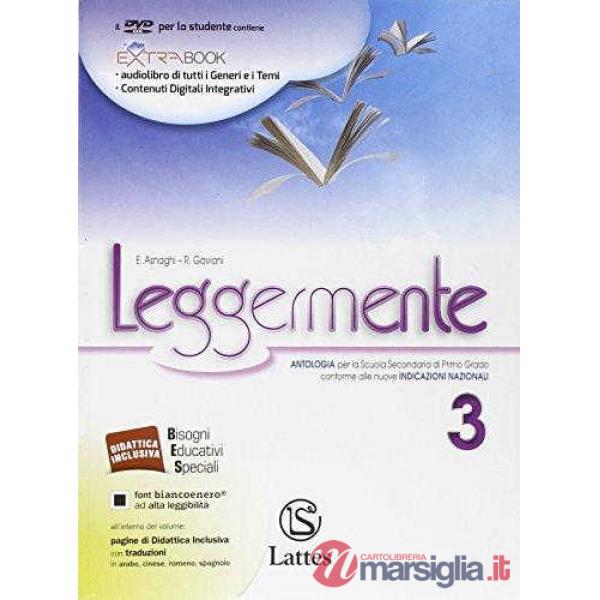 LEGGERMENTE VOL. 3 CON DVD-ROM + LIBRO DELLE COMPETENZE 3 ONLINE