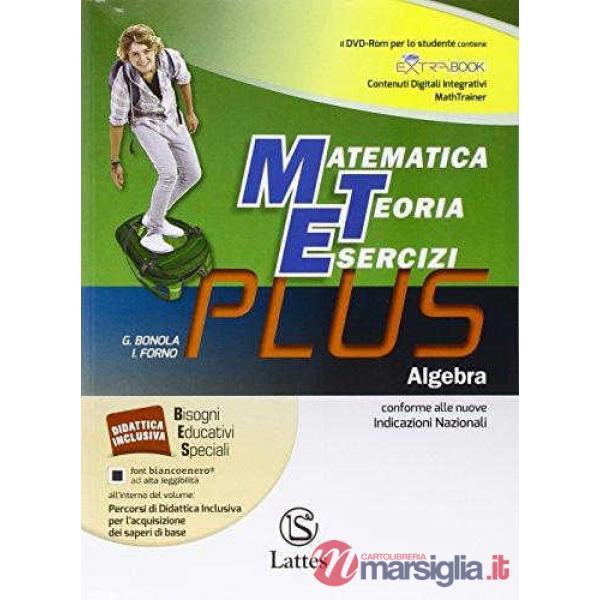MATEMATICA TEORIA ESERCIZI PLUS - ALGEBRA + CD + QUADERNO 3