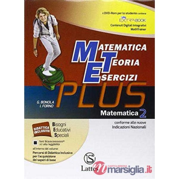 MATEMATICA TEORIA ESERCIZI PLUS MATEMATICA 2 + CD + QUADERNO