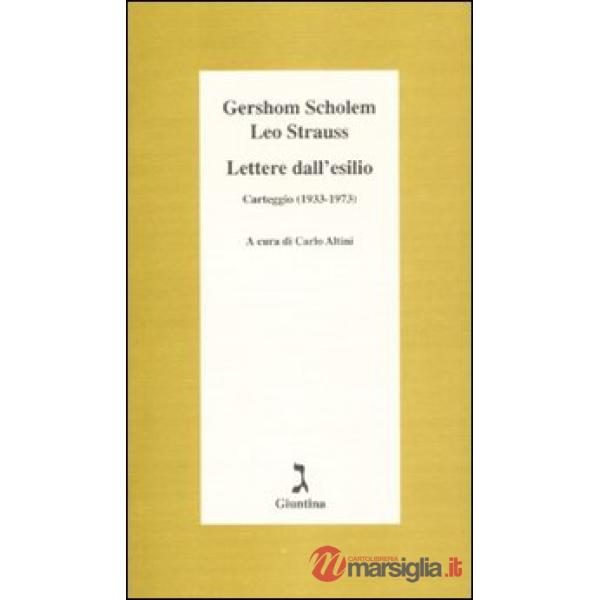 Lettere dall'esilio. Carteggio (1933-1973)