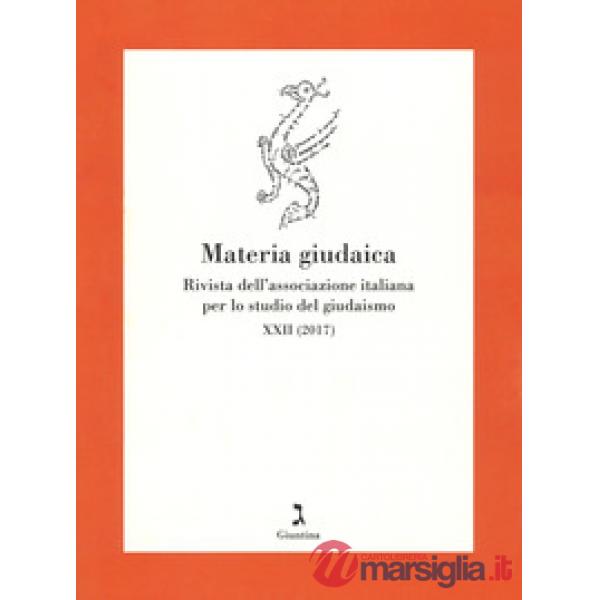 Materia giudaica. Rivista dell'Associazione italiana per lo studio del giudaismo