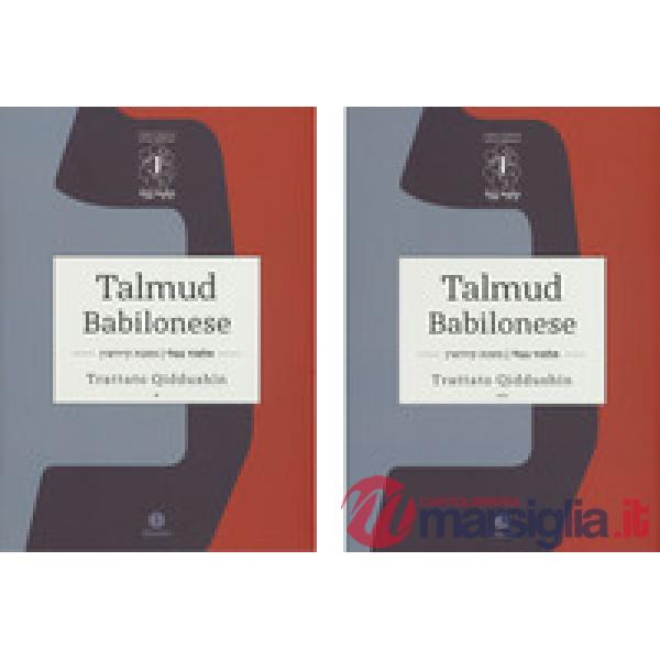 Talmud babilonese. Trattato Qiddushìn. Testo ebraico a fronte