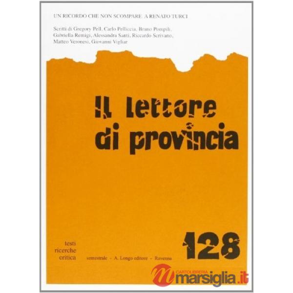 Lettore di provincia. Vol. 128