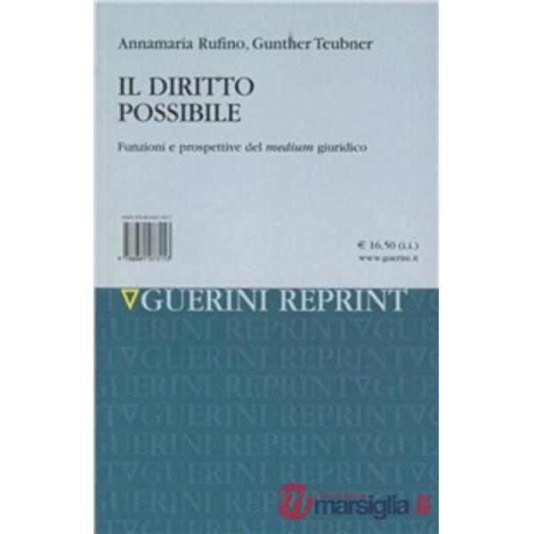 Diritto possibile. Funzioni e prospettive del medium giuridico (Il)