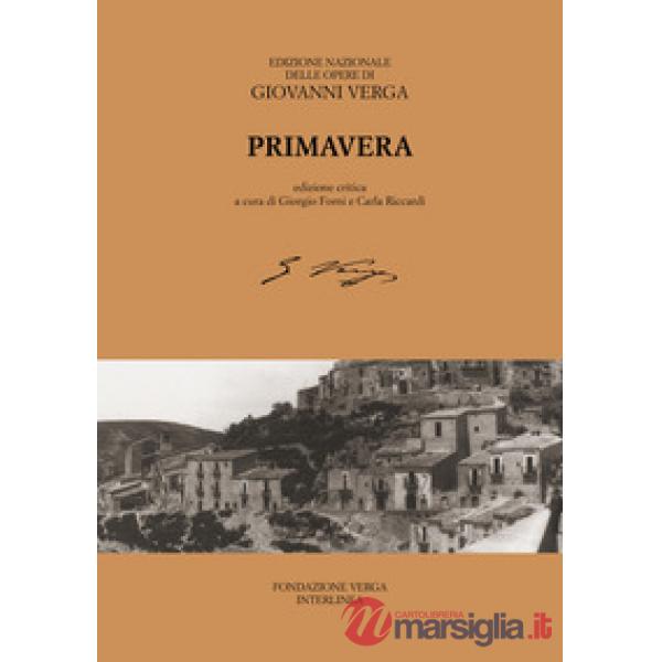 Primavera. Ediz. critica