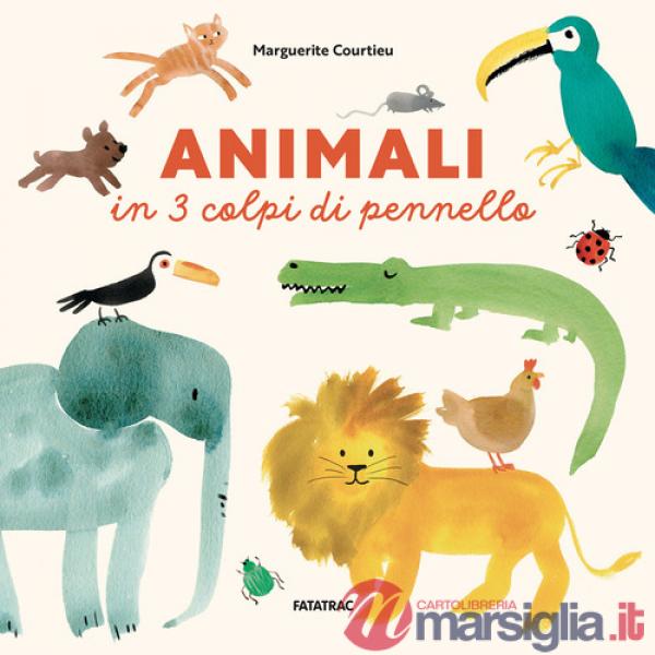 Animali in 3 colpi di pennello. Ediz. a colori