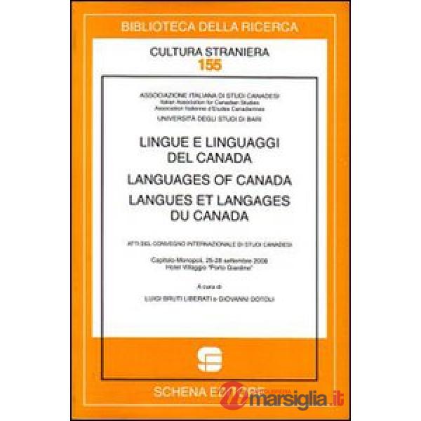 Lingue e linguaggi del Canada-Languages of Canada-Langues et langages du Canada.