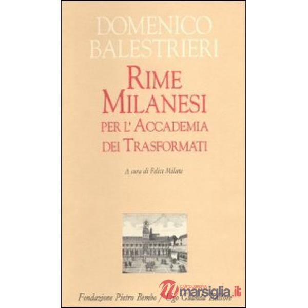 Rime Milanesi per l'Accademia dei trasformati