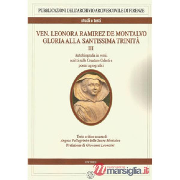 Ven. Leonora Ramirez de Montalvo. Gloria alla Santissima Trinità