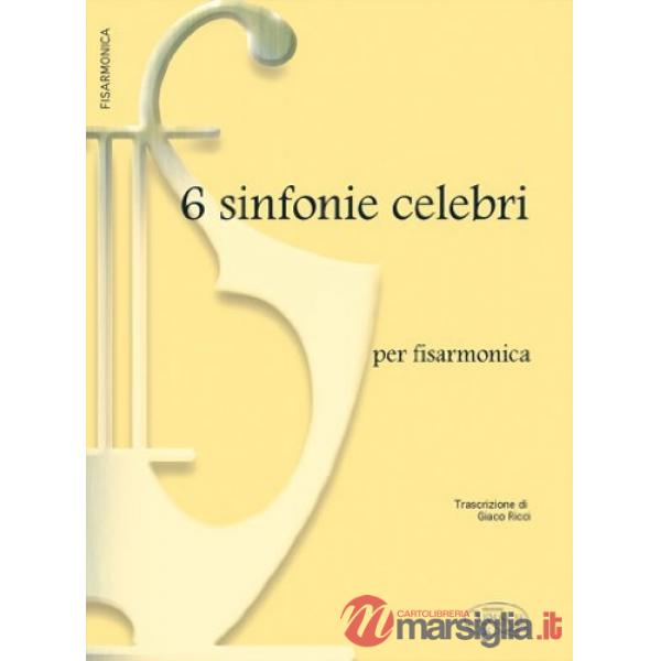 6 sinfonie celebri. Per fisarmonica. Spartito