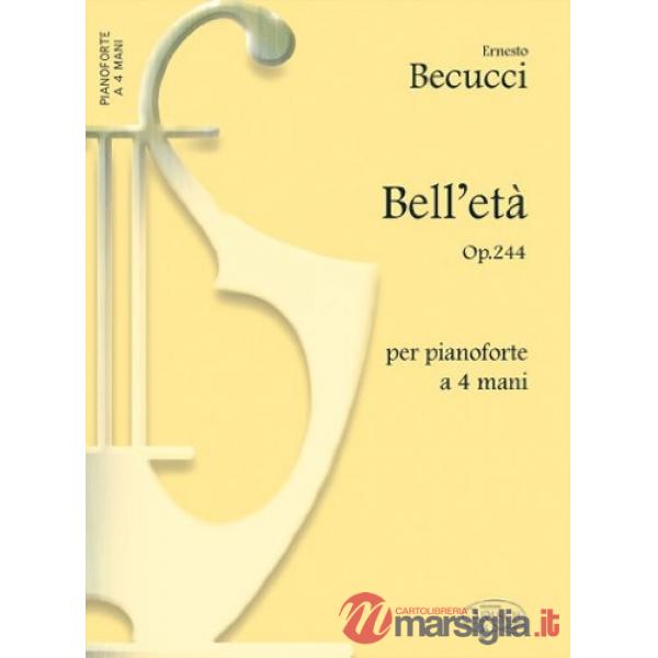 Bell'età op.244. Piccolo album di danze per pianoforte a 4 mani. Spartito