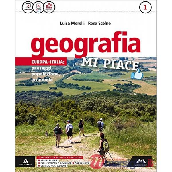 GEOGRAFIA MI PIACE VOLUME 1 + ATLANTE 1 + REGIONI