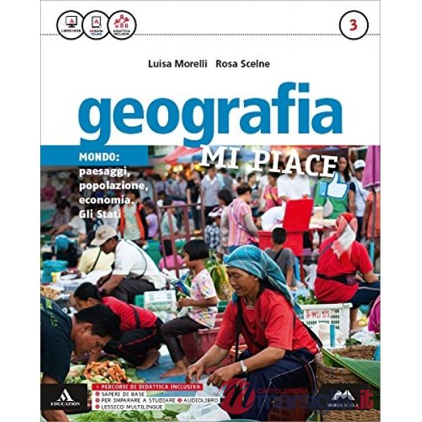 GEOGRAFIA MI PIACE VOLUME 3 + ATLANTE 3 + FASCICOLO
