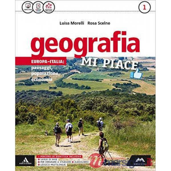 GEOGRAFIA MI PIACE VOLUME 1 + ATLANTE 1 + REGIONI