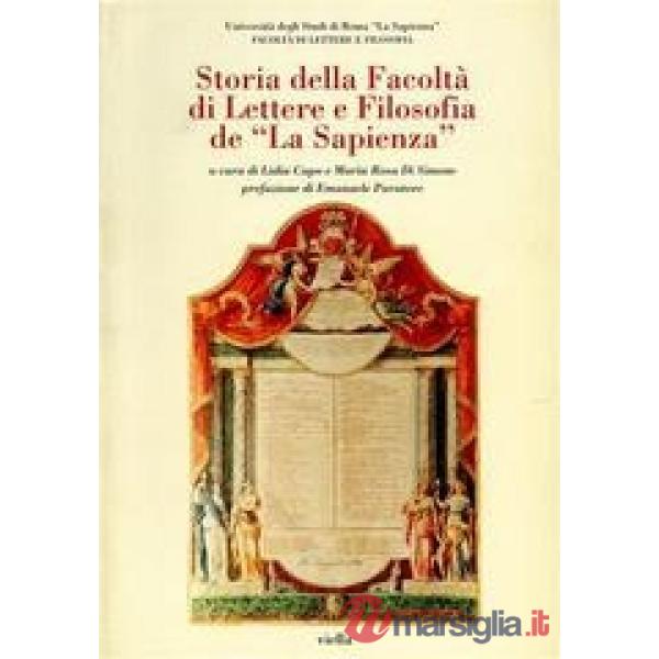Storia della Facoltà di lettere e filosofia de «La Sapienza»