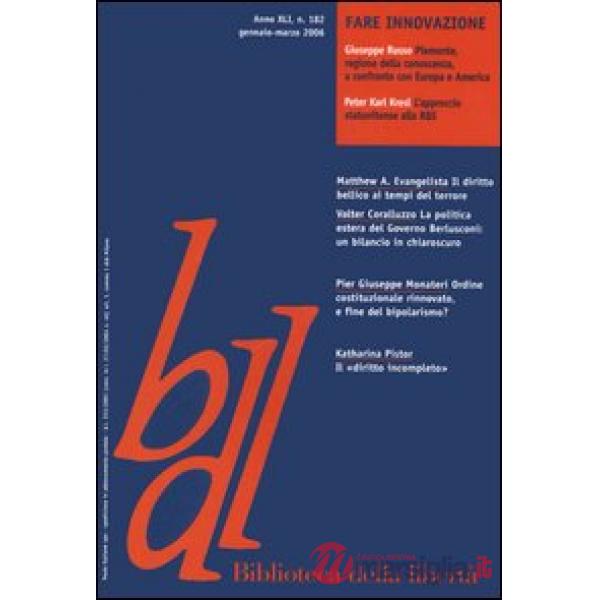 Biblioteca della libertà. Vol. 182