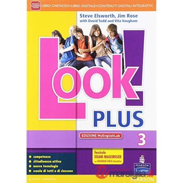 LOOK! PLUS 3 VOL + FASC. ESAME + ITE + MYLAB + DIDASTORE