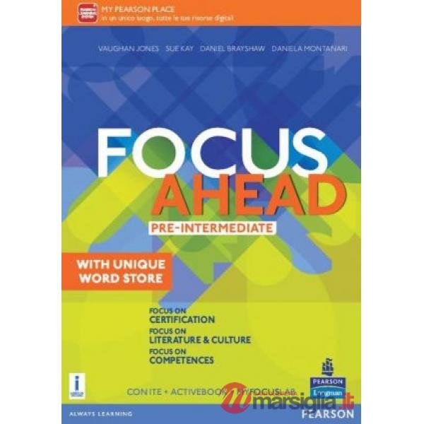 FOCUS AHEAD PRE-INTERM VOL + WORDSTORE + BUILDUP + PETCERTIFICATIO