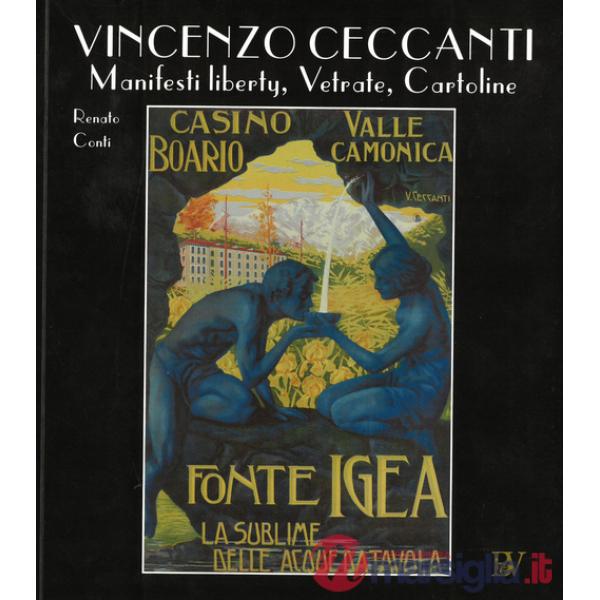 Vincenzo Ceccanti. Manifesti liberty, vetrate, cartoline