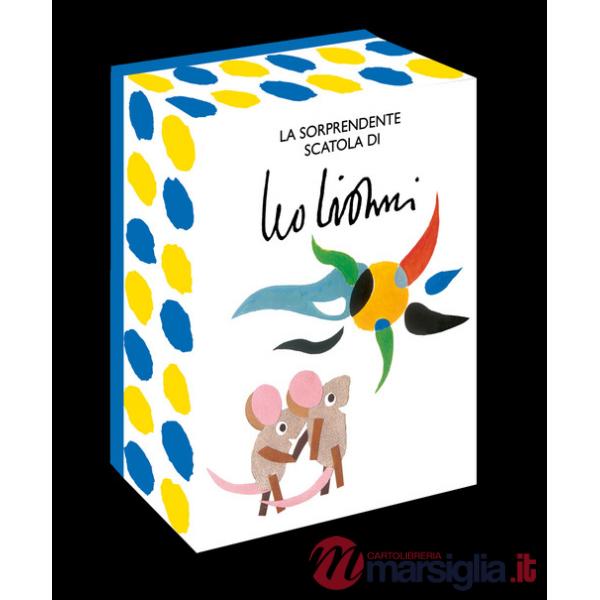 Sorprendente scatola di Leo Lionni. Ediz. a colori. Con 5 cartoline. Con Gioco: «Dove sei piccolo giallo?». Con Libro: «Il sogno