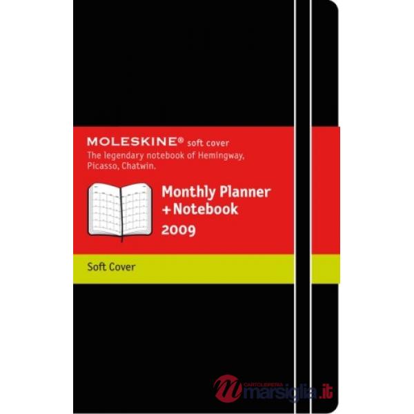 Monthly 2009. Pocket, soft cover, black