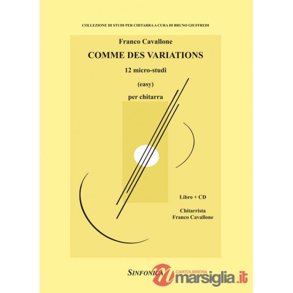 Comme des variations. 12 micro-studi. Per chitarra. Metodo. Con CD-Audio