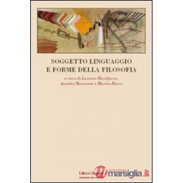 Soggetto, linguaggio e forme della filosofia